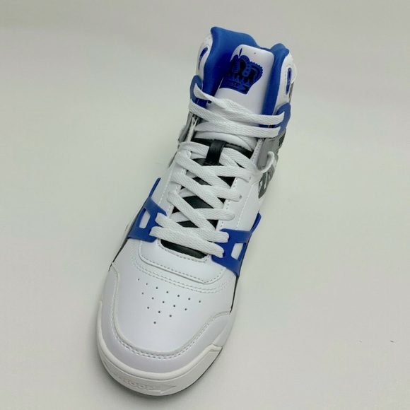 Men\'s Troop Delta White Black Blue High-Top Sneaker NWT